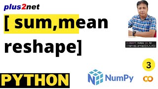 NumPy Basics Explained: array(),arange(),sum(),mean(), axis() & reshape() in Colab | Python Tutorial