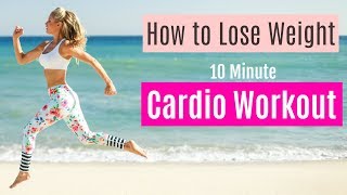How to Lose Weight - CARDIO CALORIE BURN | Rebecca Louise