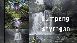 Leit kiew diengsoh bad wad kshaid ha Lumpengshyrngan/Beautiful waterfall in Lumpengshyrngan village