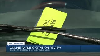 Online parking citation review