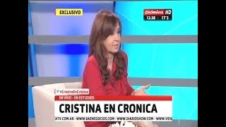 Cristina en Crónica: la entrevista de la que habla el país
