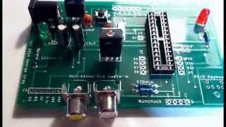 Half-Byte Computer Console from parts to built
