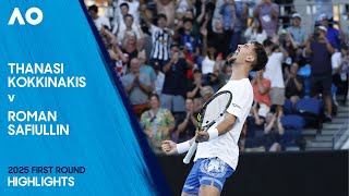 Thanasi Kokkinakis v Roman Safiullin Highlights | Australian Open 2025 First Round