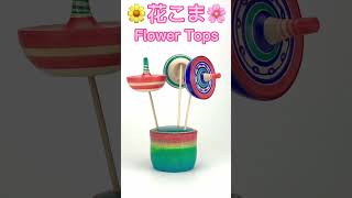 Japanese traditional top 江戸独楽　花こま