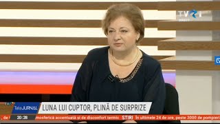 Tema zilei cu Florinela Georgescu, director ANM, despre vremea din zilele următoare (@TVR1)