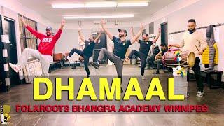 DHAMAAL | Learn Bhangra Steps | Folkroots Bhangra Academy Winnipeg #dhamaal #bhangra #learnbhangra