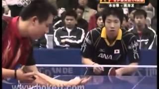 水谷隼狂干蒋澎龙  Chiang Peng-lung Jun Mizutani Japan ping pong tai wan