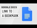 Google Docs: Linking Within a Document