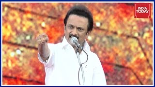 M.K Stalin Attacks AIADMK Demanding To Elect New Govt In Tamil Nadu