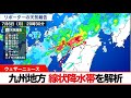 九州地方　線状降水帯を解析