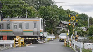 JR両毛線　内郷街道踏切