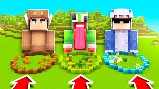 Minecraft : DO NOT CHOOSE THE WRONG YOUTUBER FARM! (UnspeakableGaming, 09SharkBoy, MooseCraft)