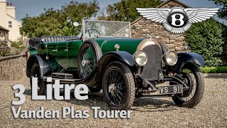 1924 Bentley 3 Litre Vanden Plas Tourer -Original Vanden Plas Tourer coachwork