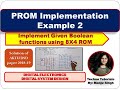 PROM Implementation |  (Programmable Read Only Memory) | implementing boolean function Example 2|ROM