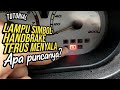 Lampu simbol handbrake terus menyala