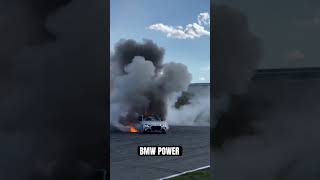 BMW POWER | BURNOUT FLAME #bmw #drift #car #cars #automobile #2024 #viralvideo #tiktok #shorts