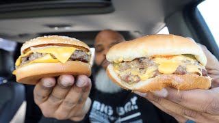 McDonald's Quarter Pounder vs Burger King Quarter Pounder REVIEW!