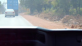 Crazy Drive / Driver Phnom Penh to Sihanoukville Cambodia Kambodscha P2