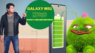 Samsung Galaxy M51 with 7000mAh Battery. My 10 full days using it. Review.