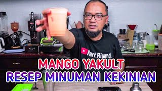 RESEP MINUMAN KEKINIAN MANGO YAKULT, MUDAH, ENAK, VIRAL