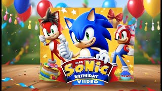 Sonic Animated Video| Birthday Invitation | Personalized Sonic Birthday Invitations | Invitations