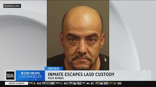Deputies search for escaped inmate who walked out of Pico Rivera station