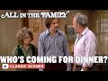 Archie Finds Out Who's Coming For Dinner | All In The Family