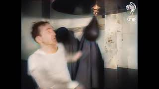 Carmen Basilio Trains For The Sugar Ray Robinson Fight 1958 in Color