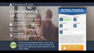 US Only: Instant $1,000 Cash Advances from TriangleCash