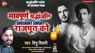 Sushant Singh Rajput को श्रद्धांजलि | Vibhu Tiwari | Sushant Singh Rajput Death Song | सुशांत RIP