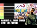 My NIS America Tier List! Ranking All Their Games (that I've played)