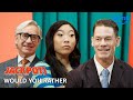 Would You Rather with John Cena, Awkwafina, and Paul Feig | Jackpot! | Prime Video