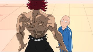 Yujiro Hanma VS One Punch Man Saitama Pt. 2 [Fan Animation]