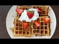 Strawberry Waffles Recipe | How To Make Fresh Strawberry Waffles | Waffle Day 2022 | Ep. 523 🍓🧇