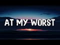 At My Worst - Pink Sweat$ (Lyrics) | Charlie Puth , Coldplay... (MixLyrics)