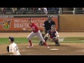 laa@min murphy bloops a single to drive in pujols