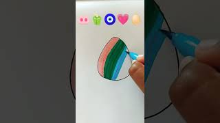 Satisfying creative Art 🐽🧿🫑💗🥚 #shortvideo #drawing #creative #satisfying