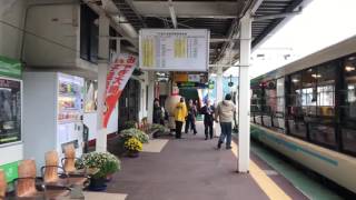 2016年10月29日 鳴子温泉駅にて