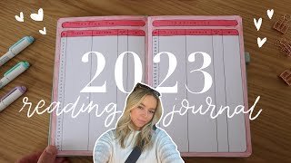 2023 reading journal flip through & reading goals chat!