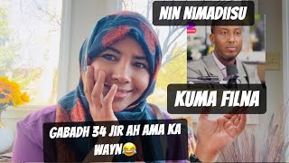 Nin Somali Sheegay In Ragga Hada Jooga Haysan Raganimo Kufilan Gabadh 34 Gaadhey \u0026 Reactiono Kale 😂