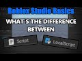 WHAT'S THE DIFFERENCE BETWEEN: LOCAL SCRIPT AND SCRIPT? 🤔 [ROBLOX STUDIO]