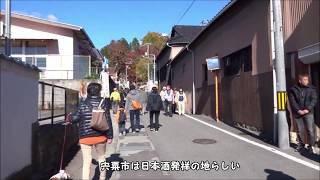 2018年11月24日（土）「最上山公園もみじ山で紅葉狩り」（宍粟市山崎町）日本酒発祥の地　ミニチュアダックスのももちゃん　ダイハツウェイクでGO！