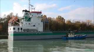 Ship VIKINGBANK at Lock 1, Welland Canal 2014