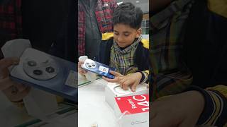 A cute Customer unboxing his new phone Redmi 14c #CellCorner #smartphone #unboxing #MbilalAshraf #mi