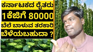 ಕರ್ನಾಟಕದ ರೈತರು 1ಕೆಜಿಗೆ 80000 ಬೆಲೆ ಬಾಳುವ ತರಕಾರಿ ಬೆಳೆಯಬಹುದಾ?|ದುಬಾರಿ ತರಕಾರಿ|2021#HalliVihariಹಳ್ಳಿವಿಹಾರಿ