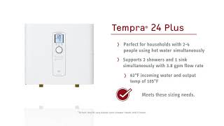 New Tempra® 24 Plus - 62 Degree Temp Zone Example