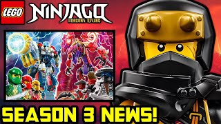 FIRST Season 3 POSTER Revealed! 🐲 (and more news) Ninjago Dragons Rising Season 3 News!