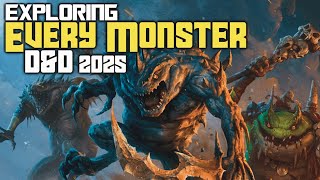 Exploring the Monster Manual 2025 for D\u0026D (D - G)