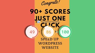 WordPress Speed Optimization: Boost Your Website's Performance (Just One Click) #googlepagespeed