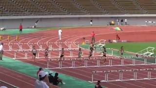 第68回西日本医科学生総合体育大会(西医体)　女子100mH　決勝　2016/8/6